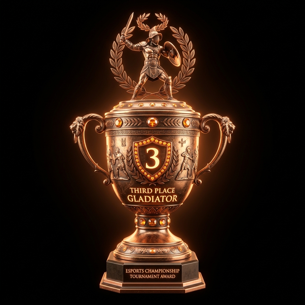 3rd Place Bronze Trophy